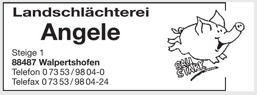 Landschlächterei Angele