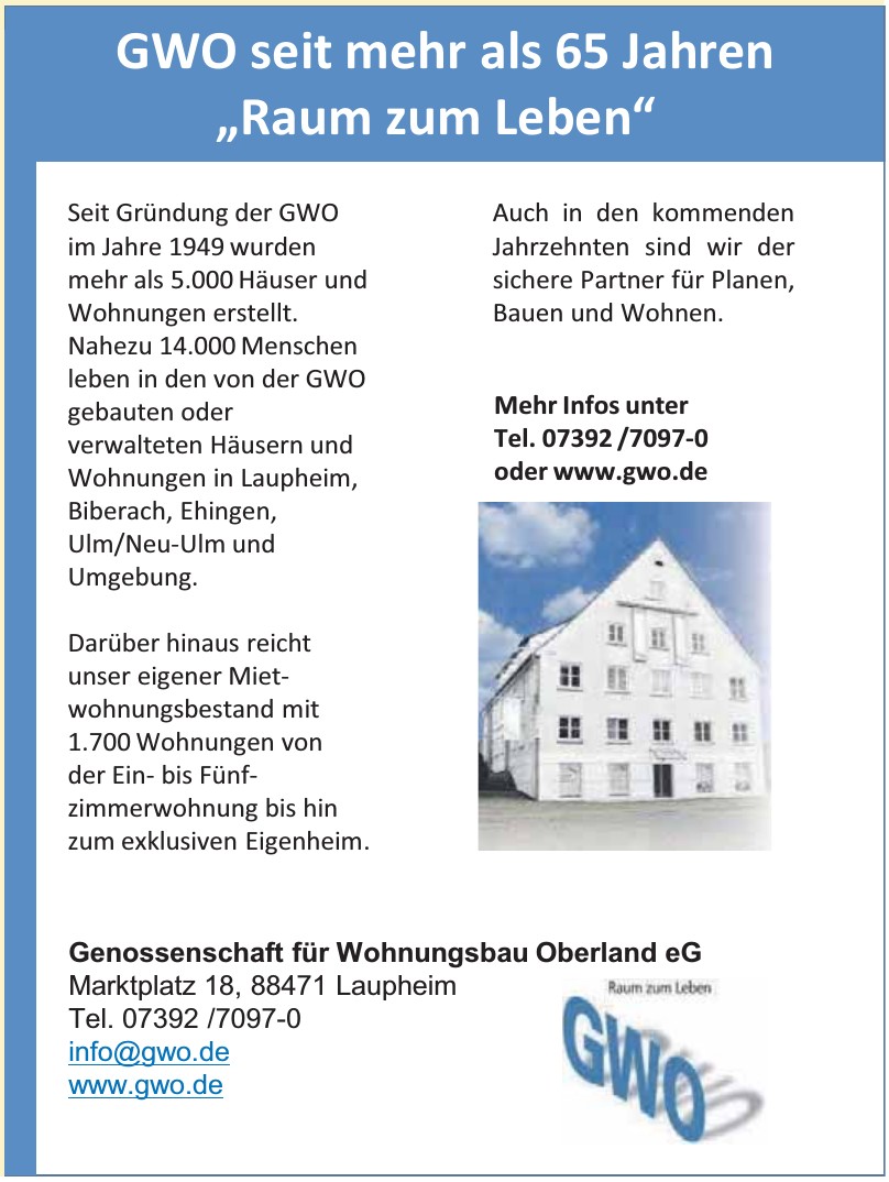 Genossenschaft für Wohnungsbau Oberland eG