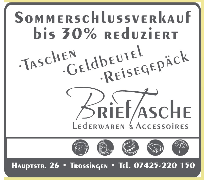 Brief Tasche