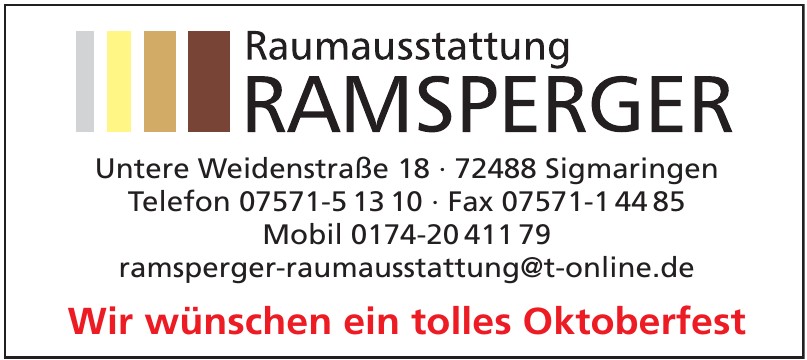 Raumausstattung Ramsperger