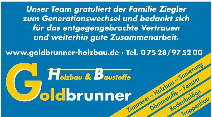 Goldbrunner Holzbau & Baustoffe