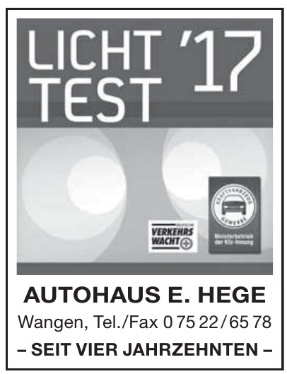 Autohaus E. Hege