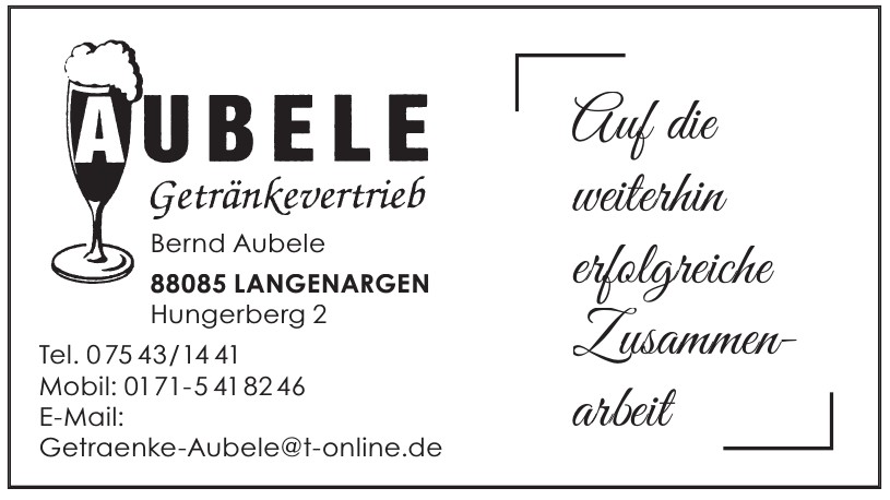 Bernd Aubele Getränkevertrieb