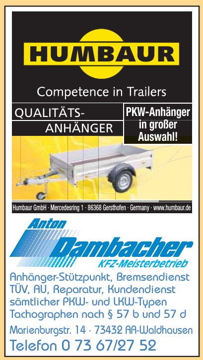 Anton Dambacher Kfz-Meisterbetrieb