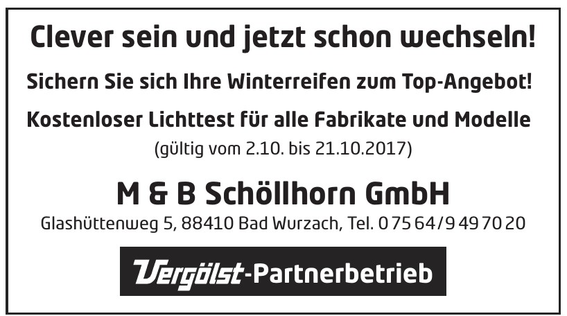 M & B Schöllhorn GmbH